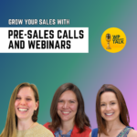 Grow your sales with pre-sales calls & webinars. Nov 29, 2023. Three smiling faces: Amanda Gorman, Katie Keith, Amber Hinds.